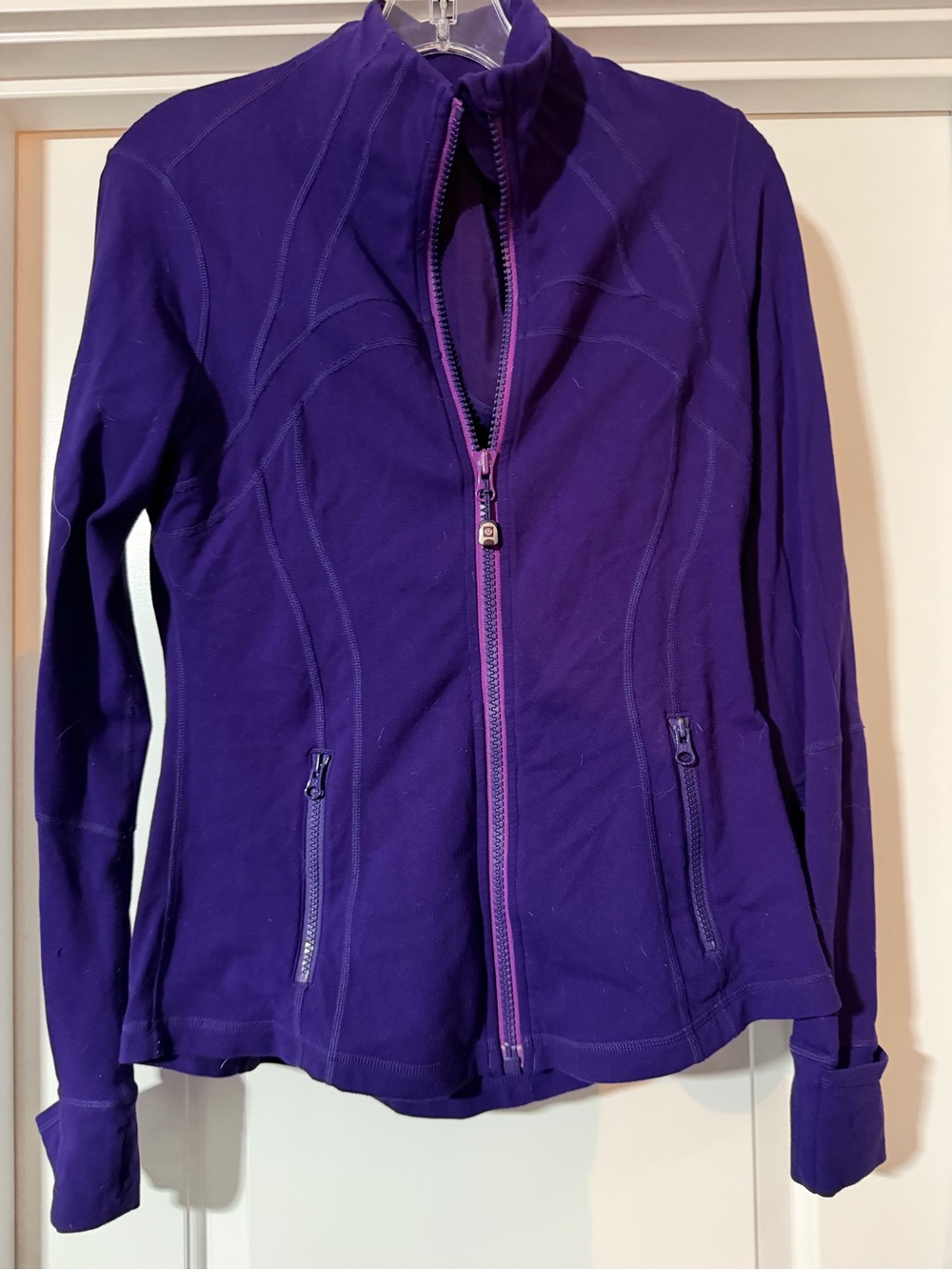 lululemon athletica Purple Full-Zip Bomber Jacket
